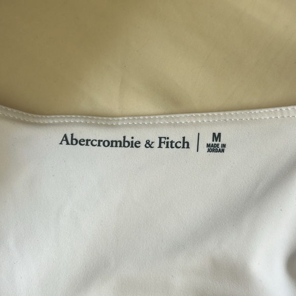 Abercrombie: White Wrap Mini Active Dress - Picture 2 of 2